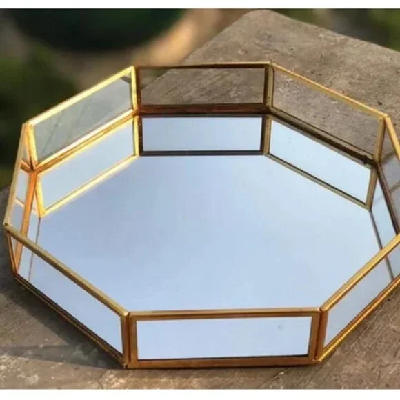 Mirrored Tray - Set of 3 - Picture 5 of 12